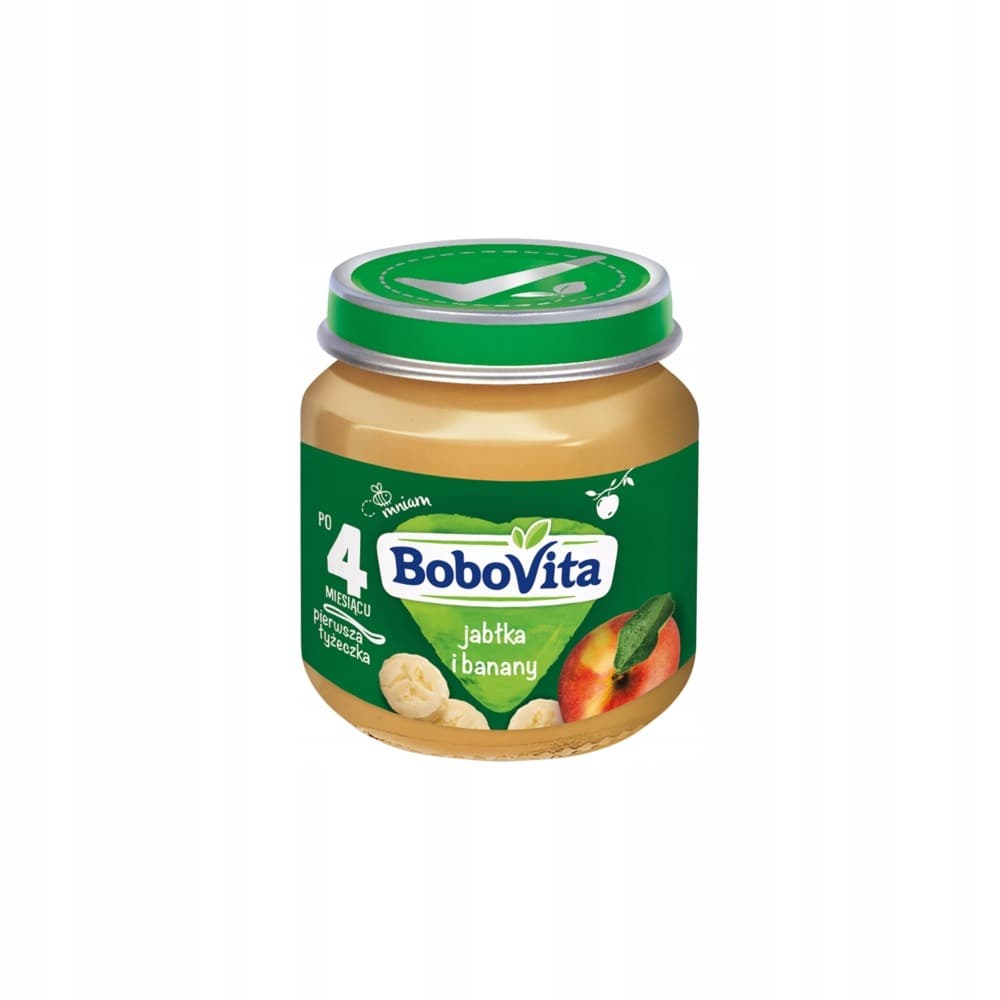 BoboVita Deserek Jabłka i banany po 4 miesiącu 125g