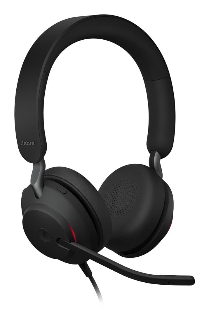 Jabra Evolve2 40 SE Przewodowe słuchawki nauszne USB-C/USB-A czarne