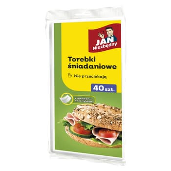 Jan Niezbędny torebki śniadaniowe wodoodporne 40 sztuk