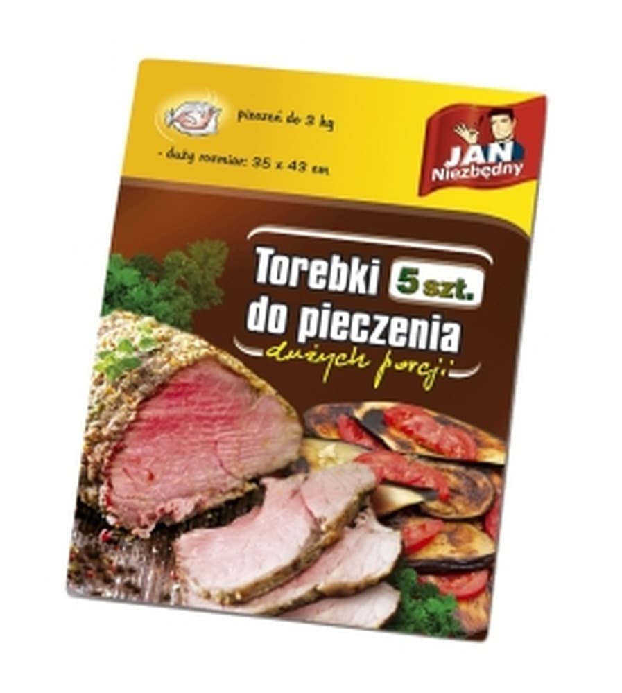 Torebki do pieczenia Jan 35x43 cm 5 sztuk