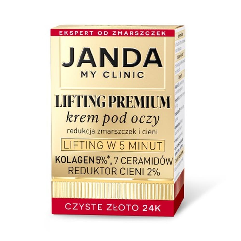 Janda My Clinic Lifting Premium Krem do twarzy pod oczy 15 ml