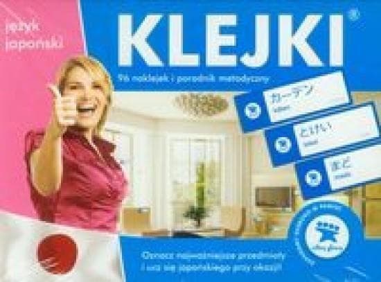 Japoński. Naklejki edukacyjne do nauki słówek