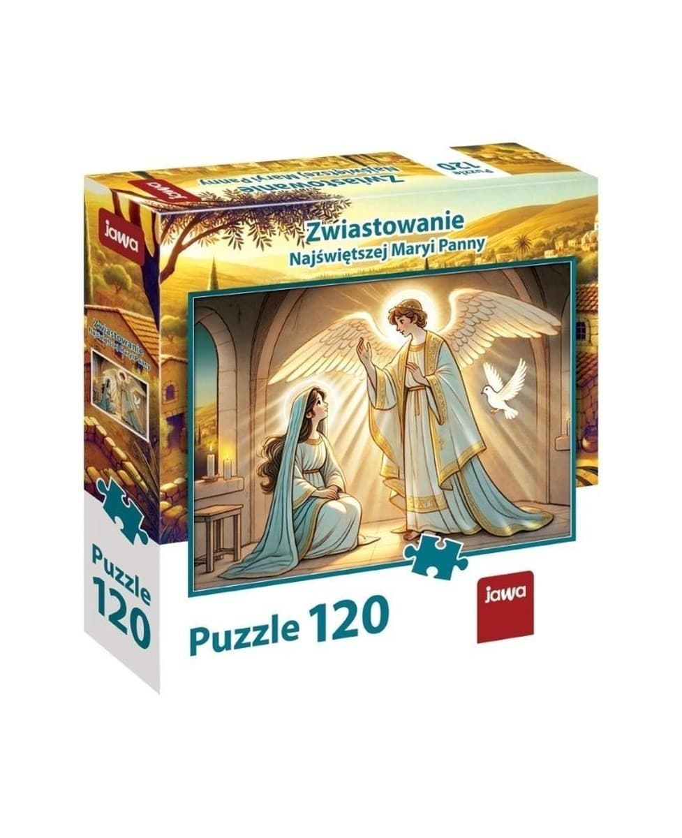 JAWA Puzzle 120 elementów Zwiastowanie - edukacyjna układanka dla dzieci od 6 lat