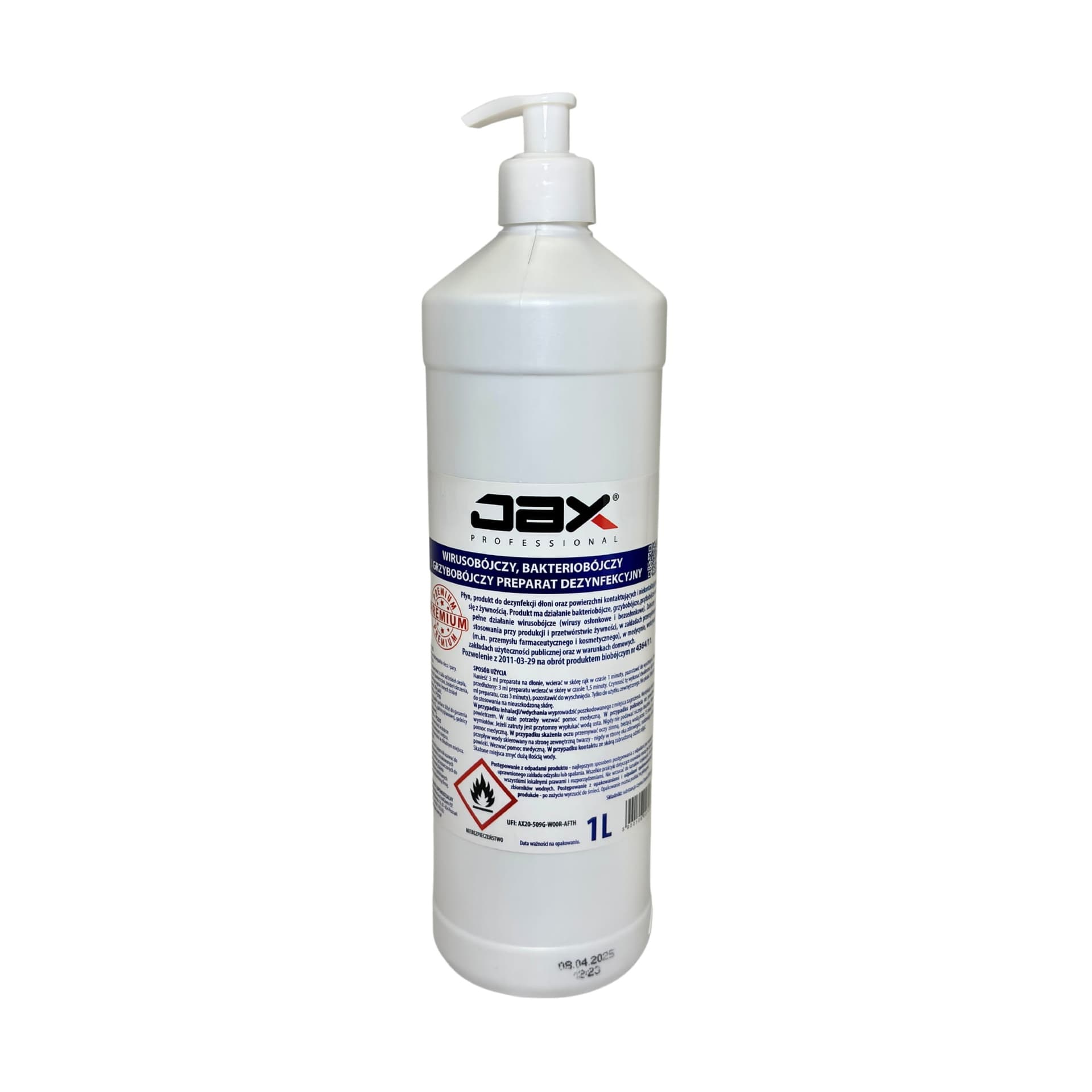 Jax Professional Preparat do dezynfekcji rąk ,,34’’ 500ml