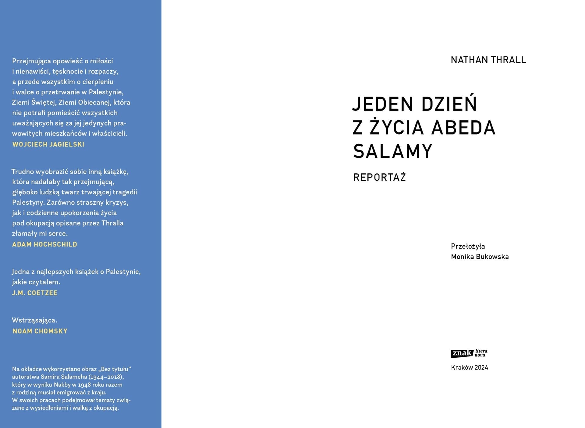 Jeden Dzień z Życia Abeda Salamy - Książka