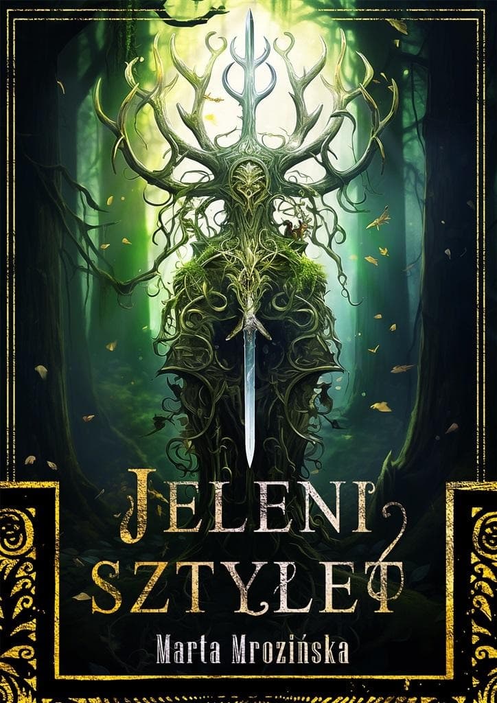 Jeleni sztylet Marta Mrozińska powieść fantasy 496 stron