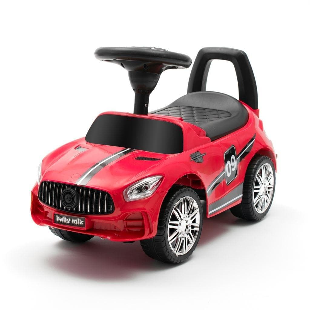Jeździk Racer z panelem dźwiękowym czerwony dla dzieci Baby Mix