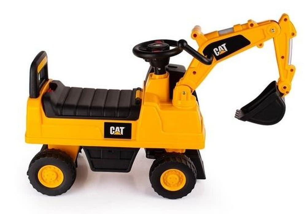 Jeździk koparka CAT Caterpillar z ruchomą łyżką