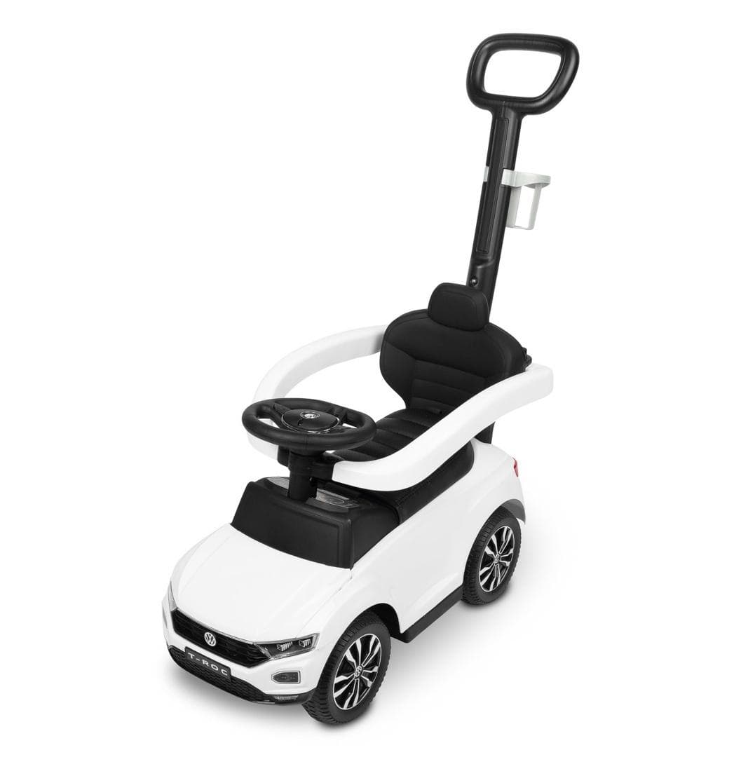 Jeździk VW T-Roc biały z panelem dźwiękowym dla dzieci
