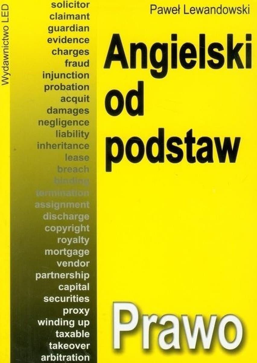 Język angielski Prawo Podstawy