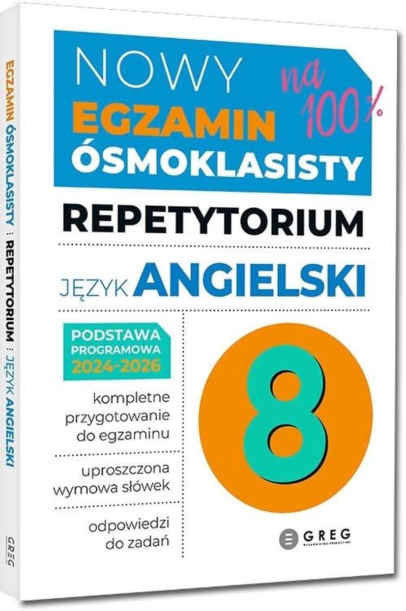 Język angielski. Repetytorium. Egzamin ósmoklasisty 2024-2026