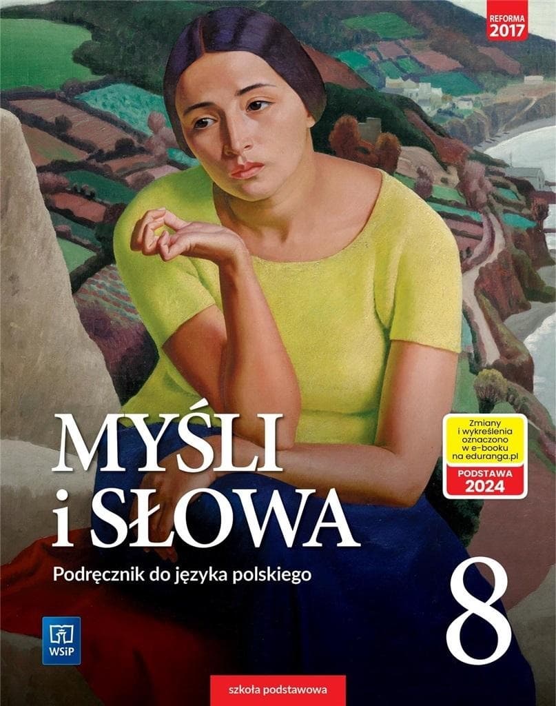 Język polski myśli i słowa podręcznik dla klasy 8 szkoły podstawowej 177621