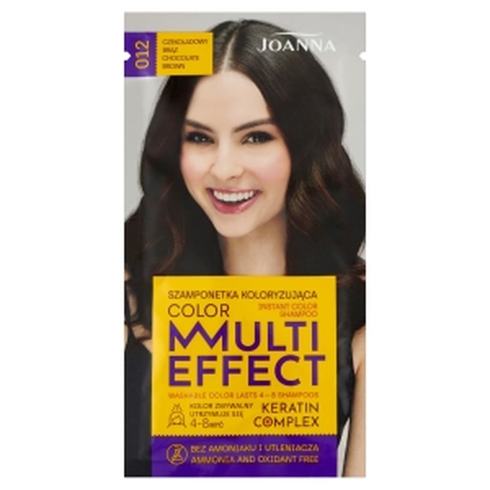 Joanna Multi Szampon Saszetka Czekoladowy Brąz 12 ml