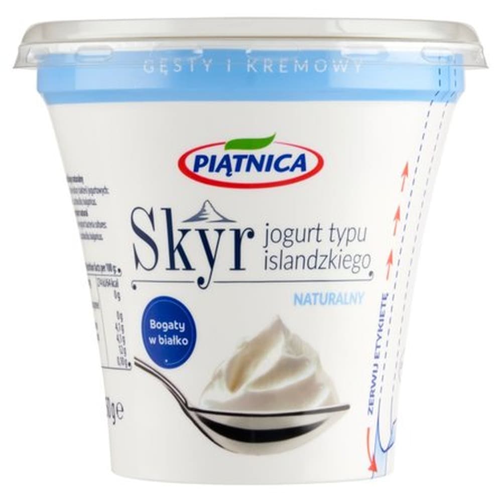 Skyr jogurt typu islandzkiego naturalny Piątnica 450g