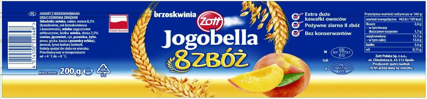 Jogobella 8 zbóż Classic 200g mix