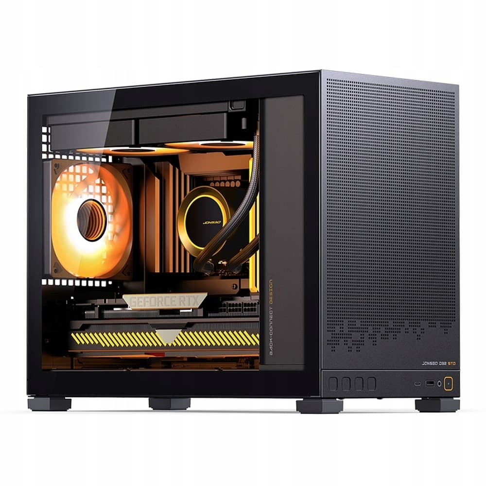 Jonsbo D32 PRO Mesh Czarna Obudowa PC, Mini-Tower, mATX