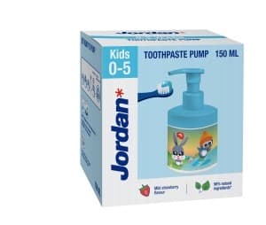 Jordan Pasta do zębów dla dzieci 0-5 lat 150 ml w pompce