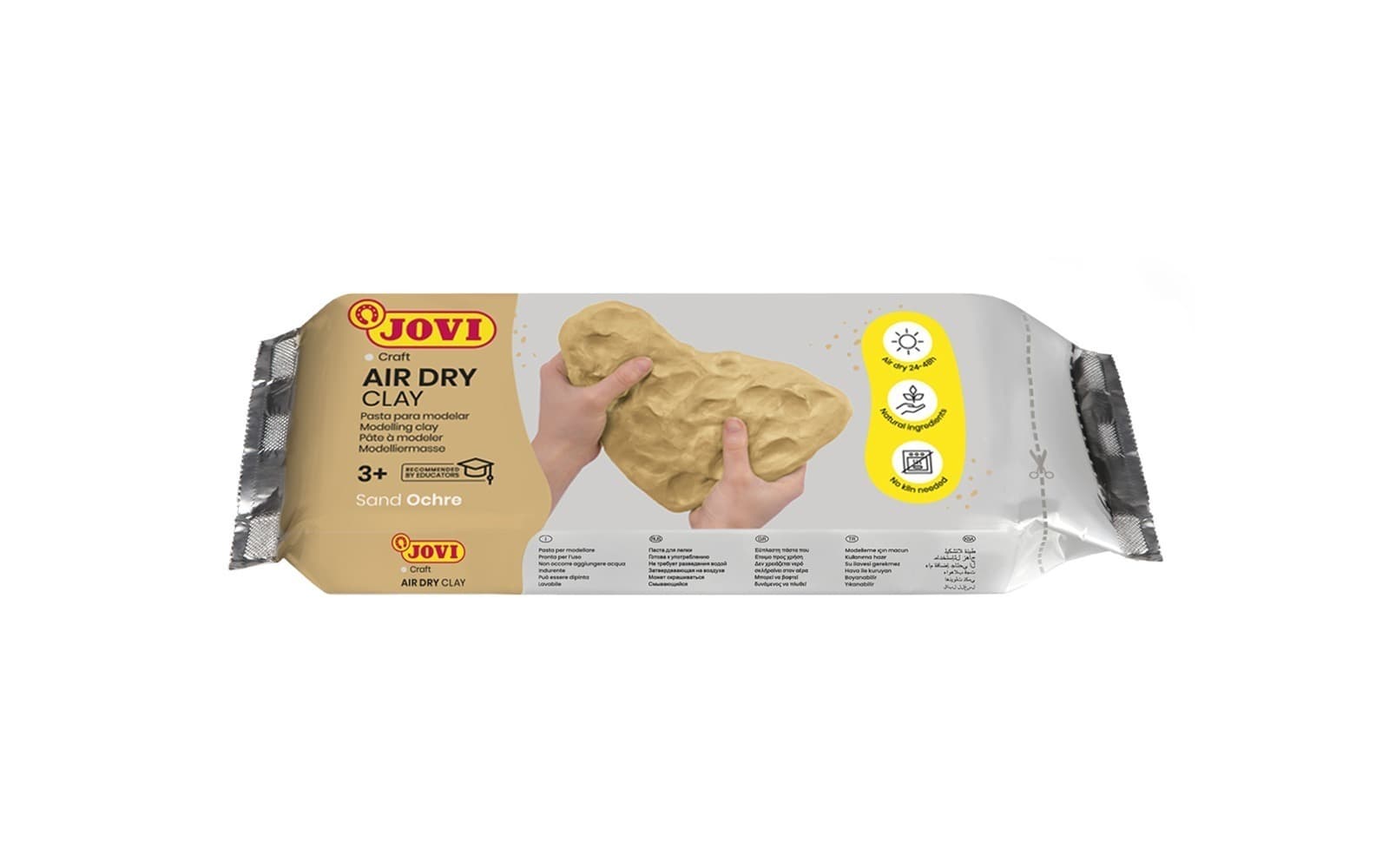 JOVI Glina Modelarska Samoutwardzalna Piaskowa 250g