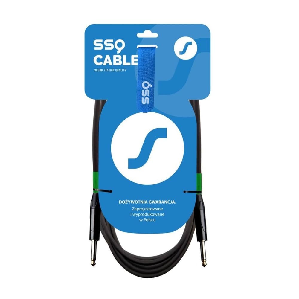 Kabel audio Jack 6.3 mm mono prosty - prosty