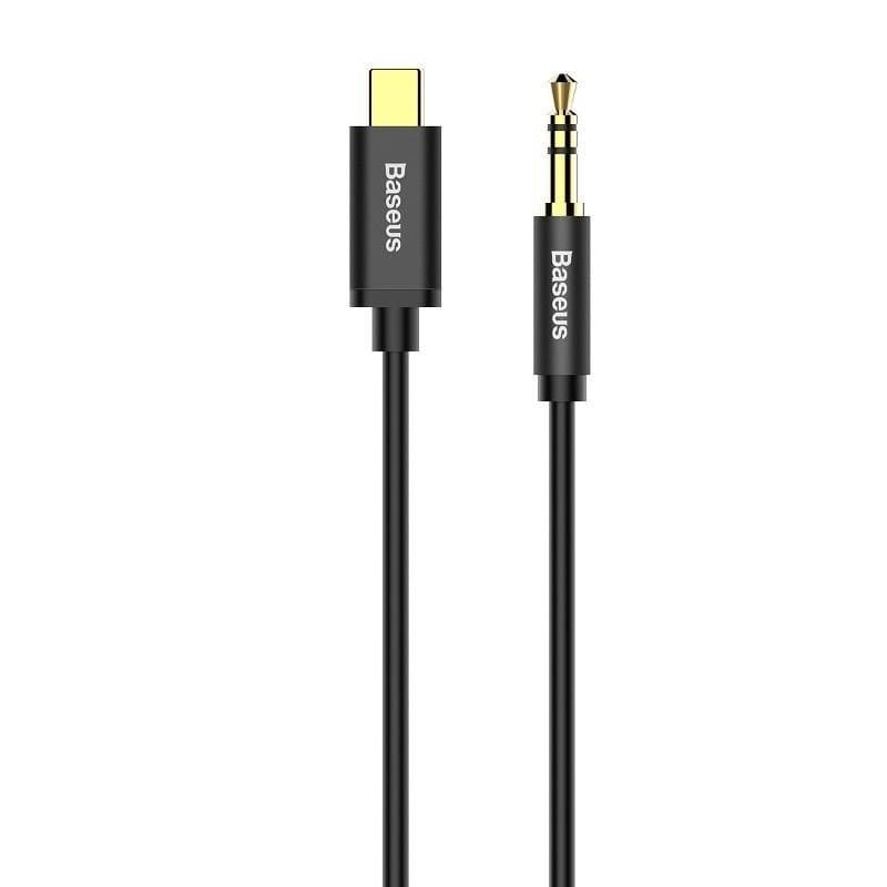Kabel Baseus USB-C na Jack 3,5 mm 1,2 m czarny