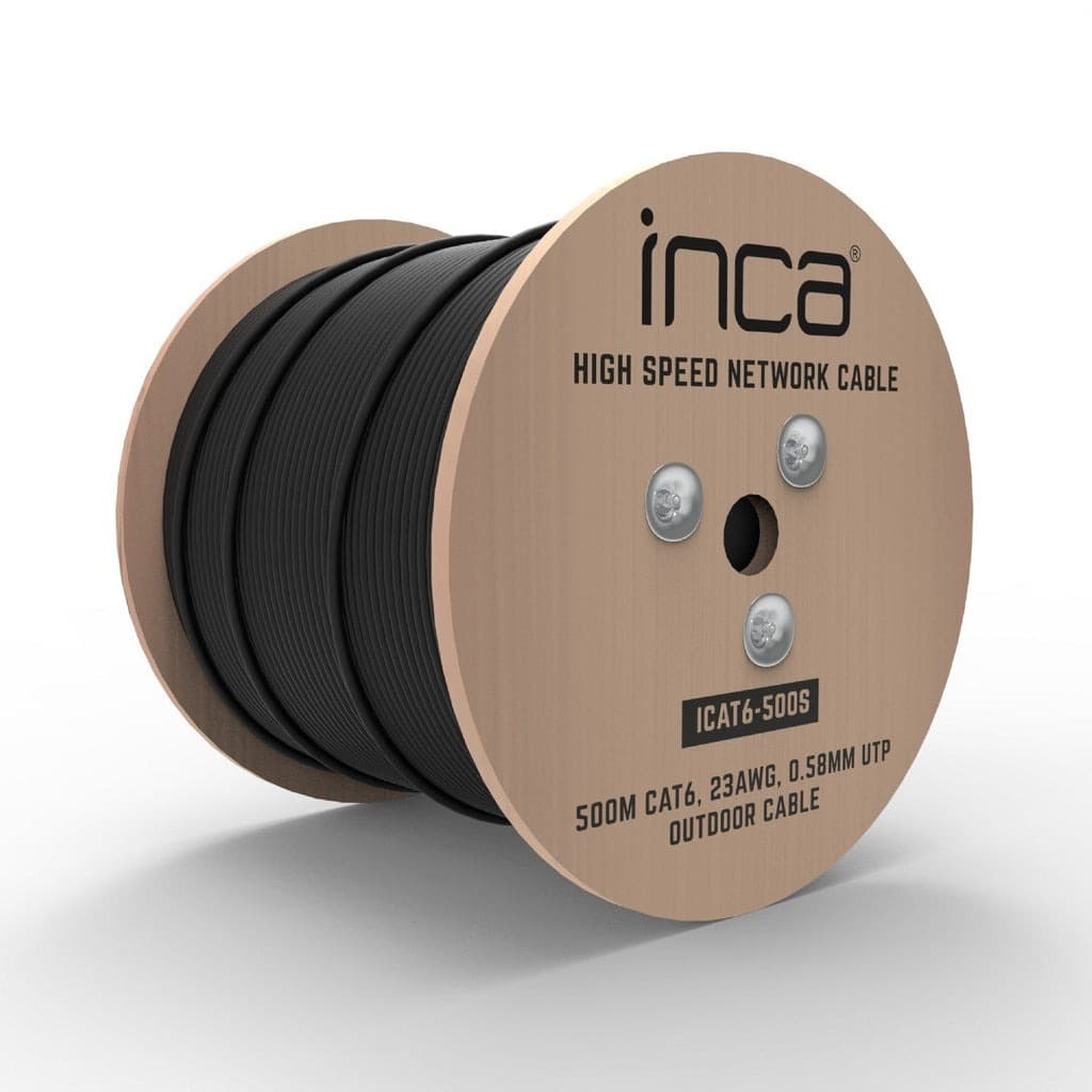 Kabel Ethernet CAT6 INCA ICAT6-500S, 500 metrów