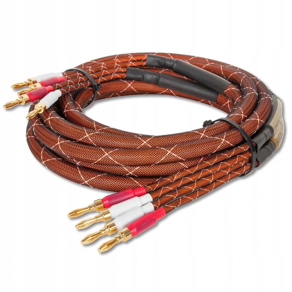 Kabel głośnikowy 3.0m Kruger&Matz z wtykami banan