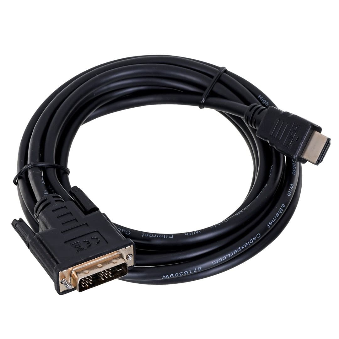 Kabel HDMI - DVI-D 3 m czarny