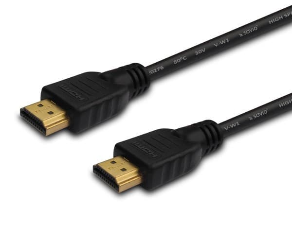 Kabel HDMI Savio 3 m czarny V2.0 High Speed Ethernet 3D