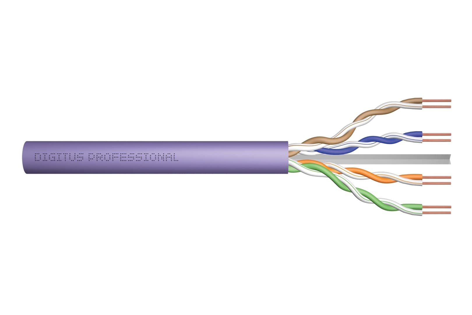 Kabel instalacyjny Digitus kat.6A U/UTP AWG 23/1 LSOH 305m niebieski