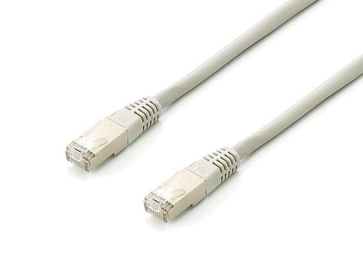 Kabel krosowy Equip Cat6A S/FTP 2xRJ45 2,00m Szary Platynowy