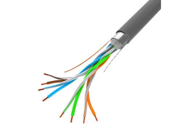 Kabel LAN FTP Lanberg 305m CCA Szary