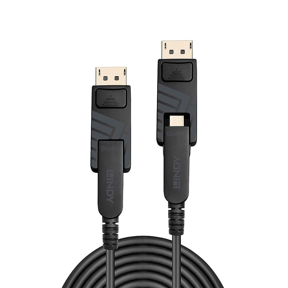 Kabel LINDY DisplayPort Fibre Optic Hybrid 1.4, 30m