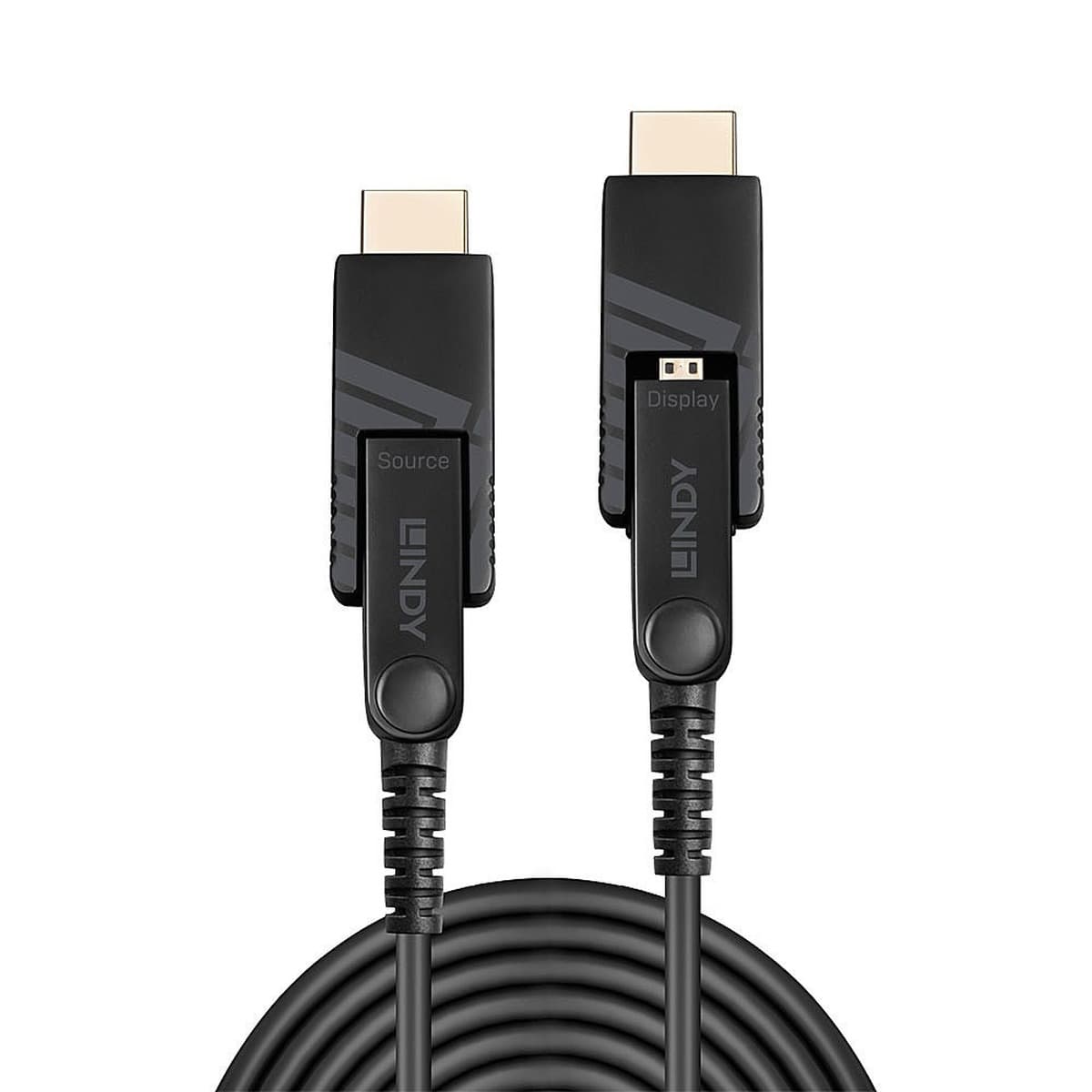 Kabel LINDY HDMI Fibre Optic Hybrid Micro-HDMI 18G 50m