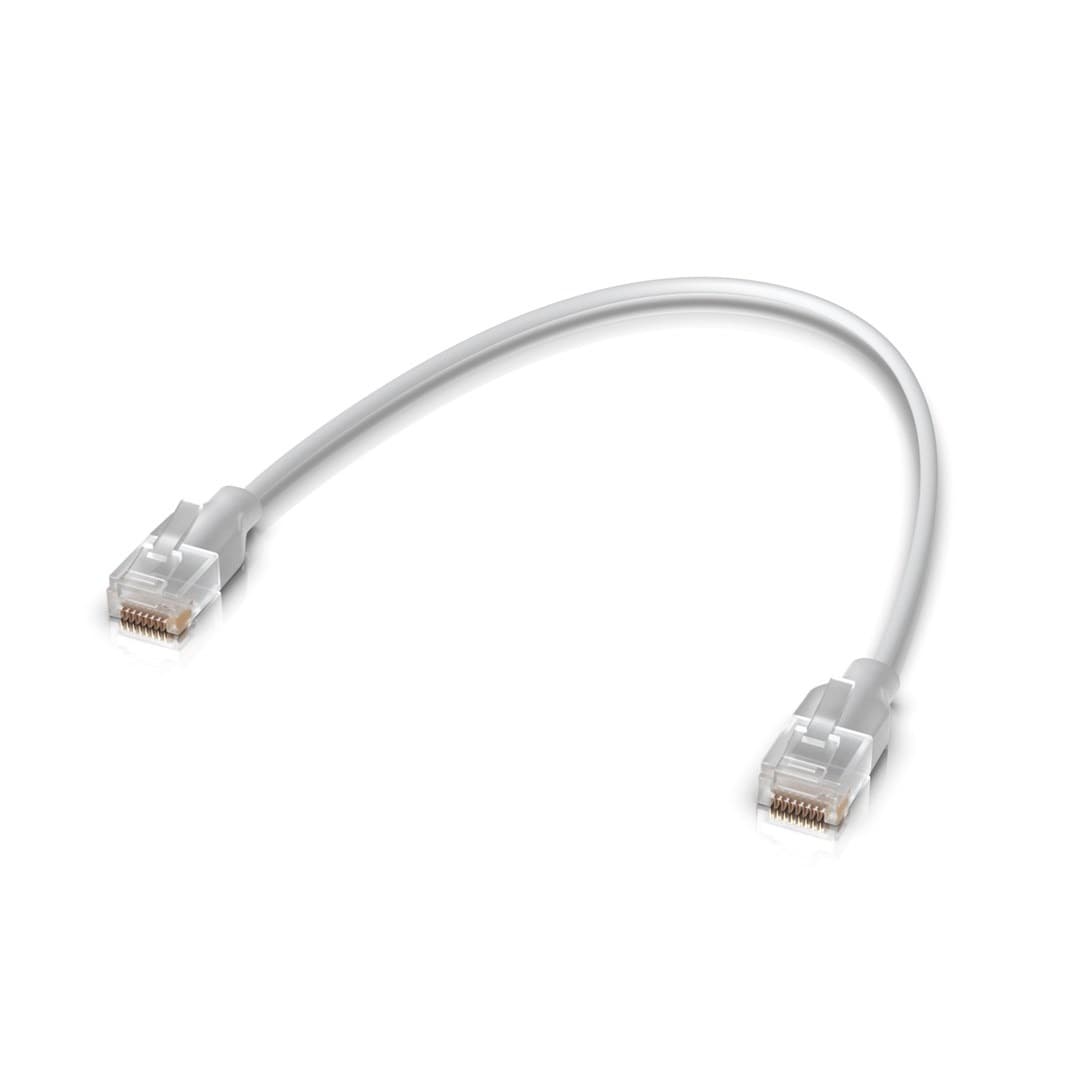 Kabel patchcord Ubiquiti UACC-Cable-Patch-EL-0.15M-W Ethernet LAN 0.15 m biały