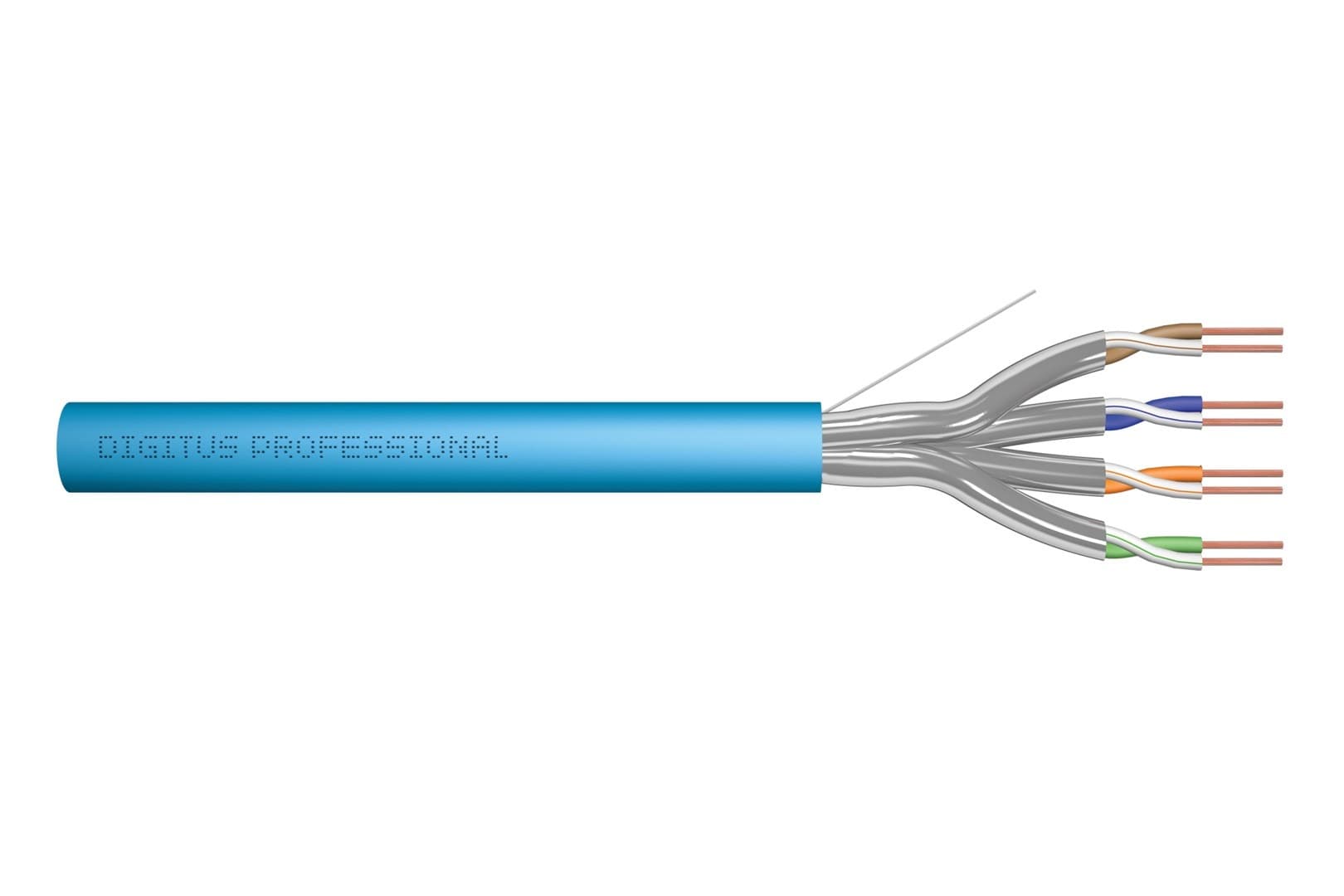 Kabel sieciowy DIGITUS bulk 100 m w kolorze jasnoniebieskim