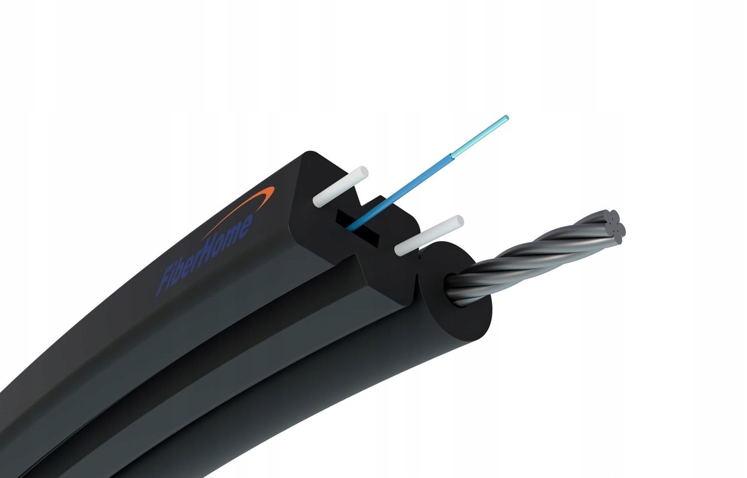 Kabel światłowodowy Fiberhome Micro 2.5mm 2FO Pomarańczowy 2km