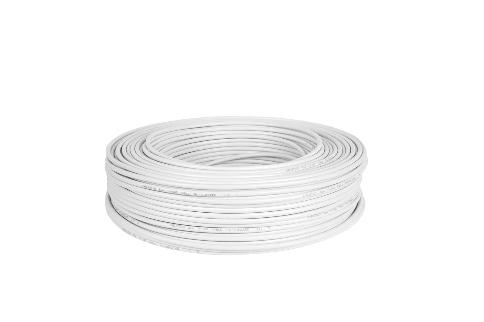 Kabel TV-SAT CABLETECH CU podwójny ekran 150m