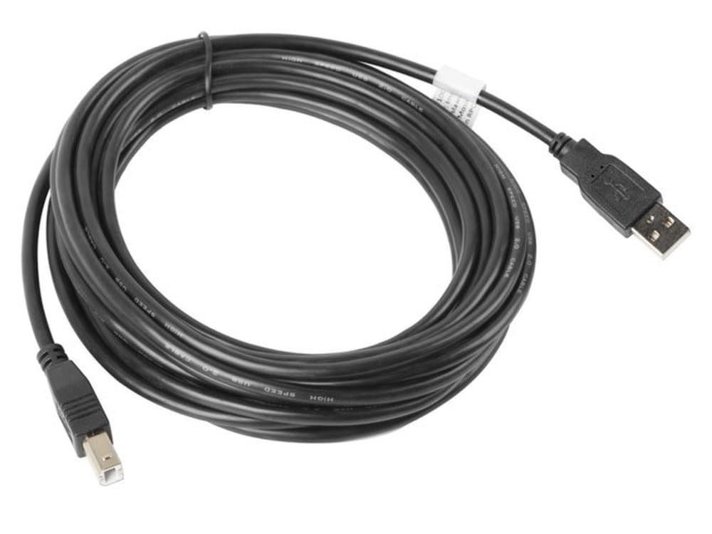 Lanberg kabel USB 2.0 A-B 5m czarny