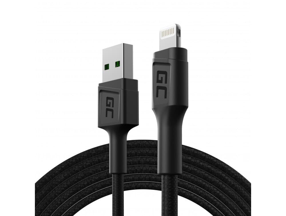 Kabel USB-A do Lightning Green Cell PowerStream 200 cm