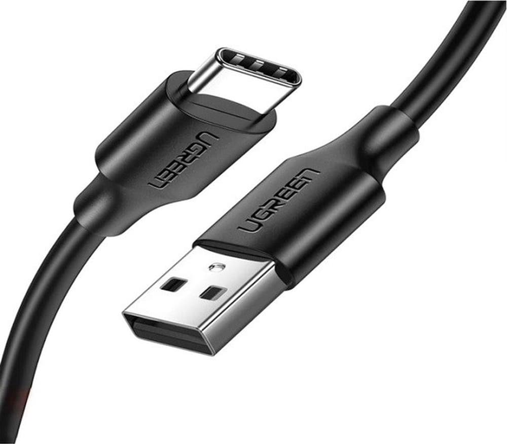 Kabel Ugreen USB-A do USB-C 3A 0.25m czarny