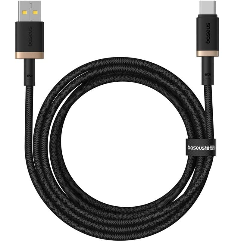 Kabel USB-C do USB-C Baseus Dura 60W 2m czarno-złoty