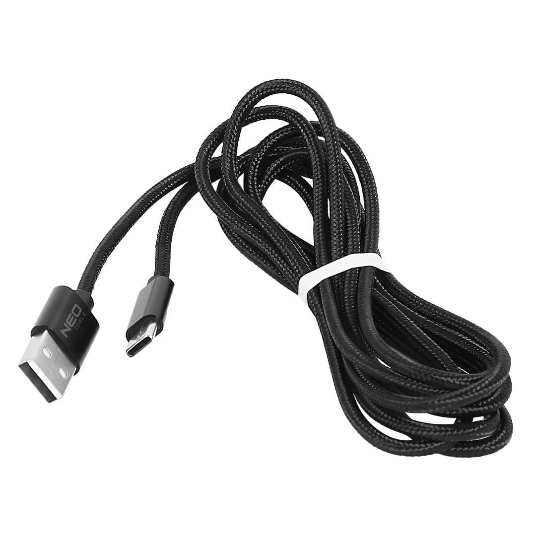 Kabel USB typ C do ładowania i synchronizacji danych, 2 m