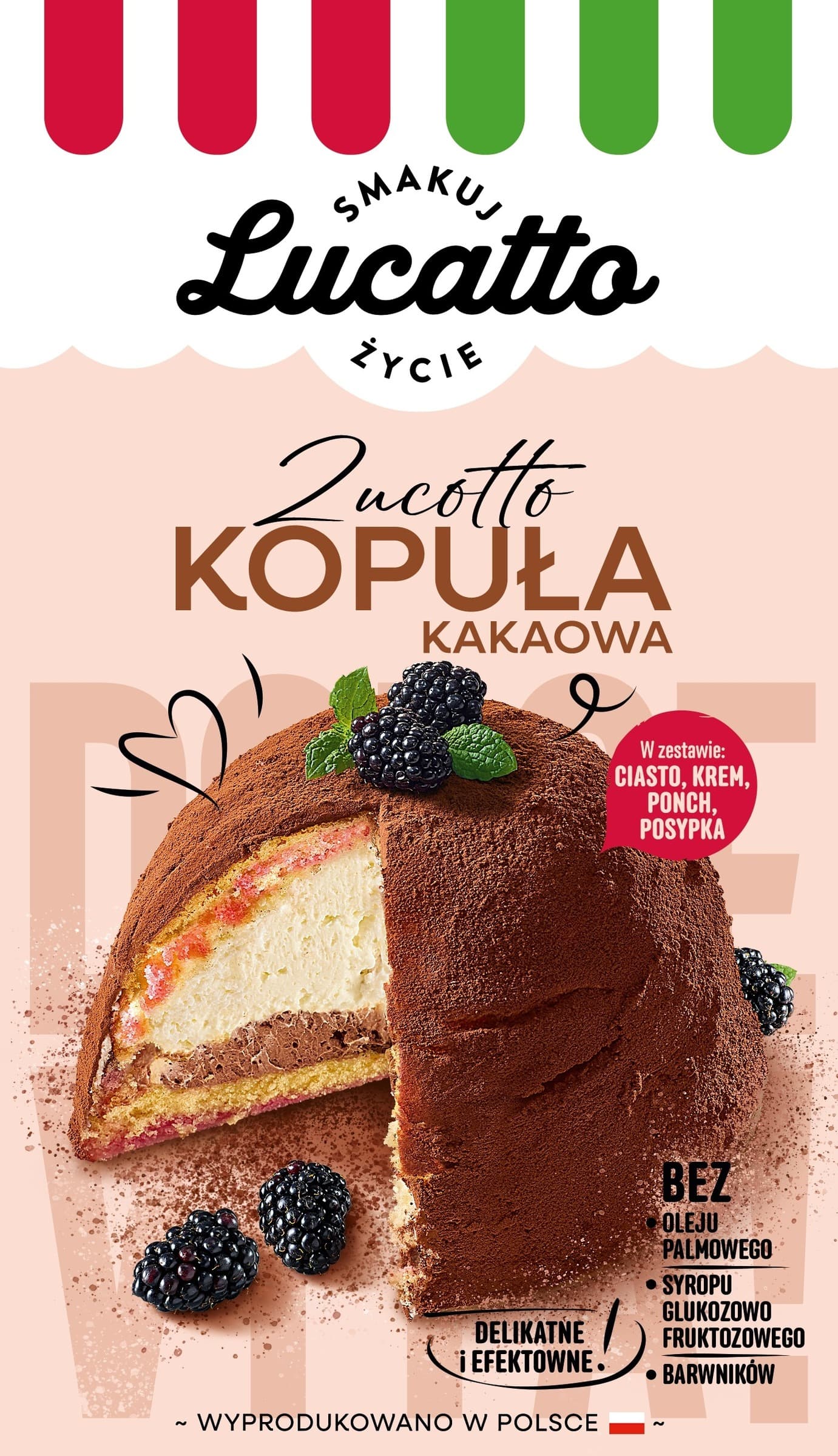 Ciasto Kakaowa Kopuła Lucatto 370g