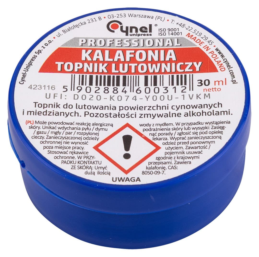 Kalafonia lutownicza 30 ml