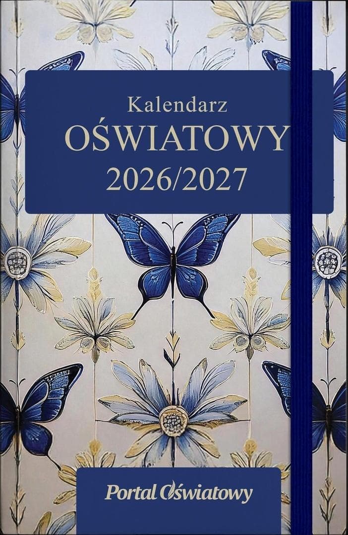 Kalendarz oświatowy 2026/2027 jasny - praca zbiorowa