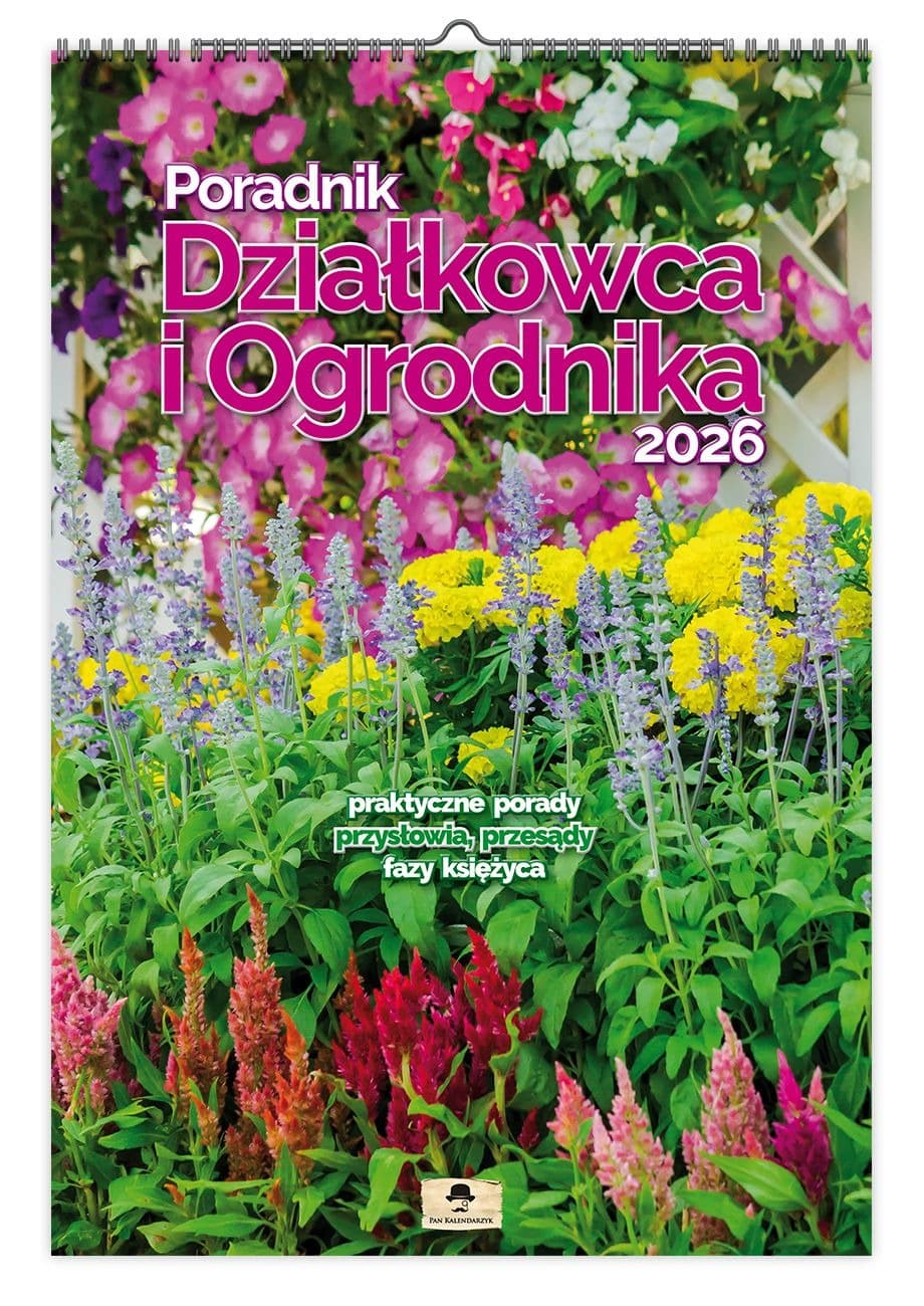 Kalendarz 2026 ścienny A3 Poradnik działkowca i ogrodnika VD16