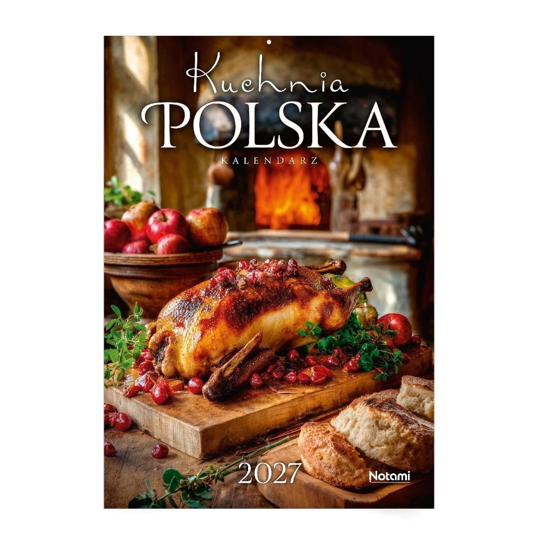 Kalendarz 2027 A4 ścienny Kuchnia polska Notami