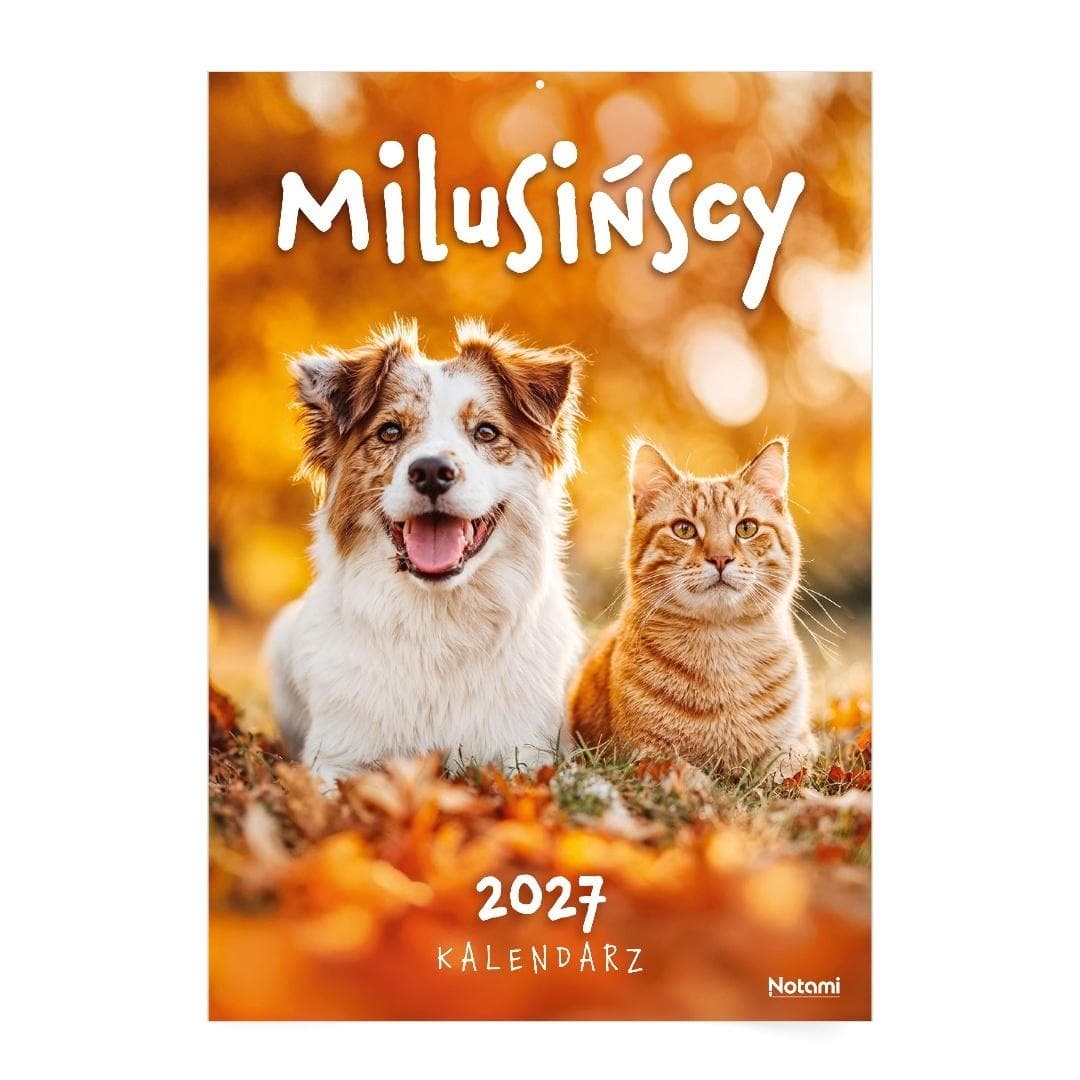 Kalendarz ścienny 2027 A4 Milusińscy format 205x295 mm