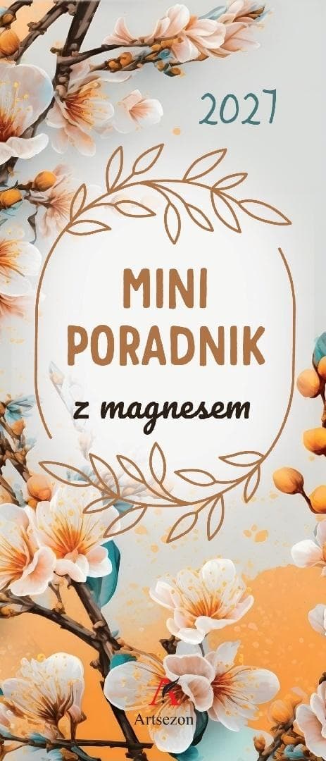Kalendarz ścienny mini poradnik 2027 tygodniowy zdzierak 56 kartek