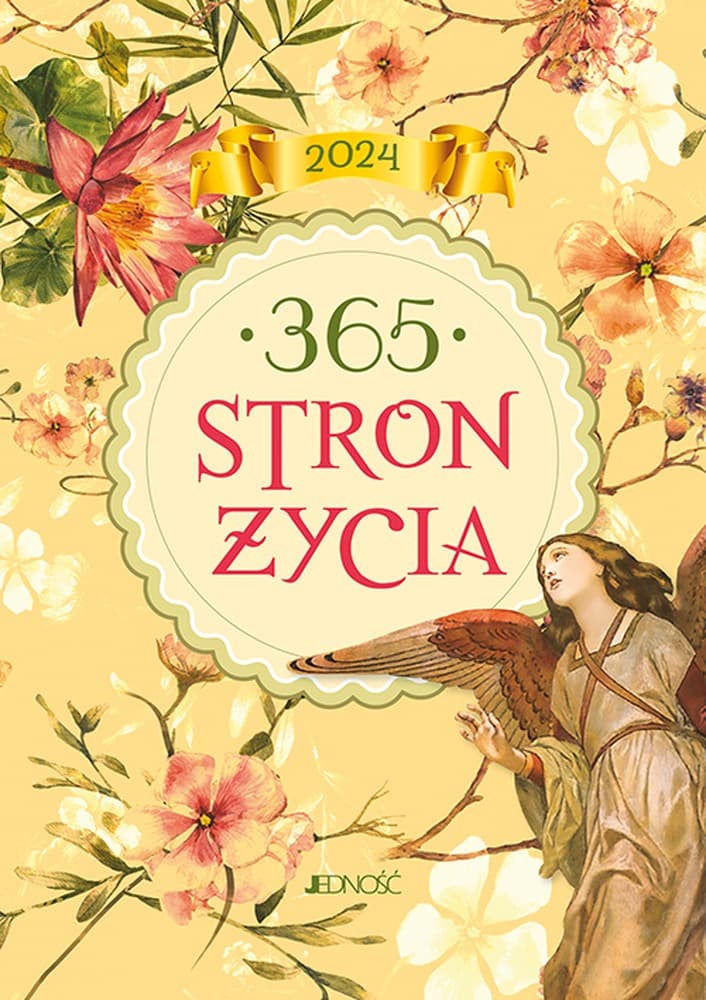 Kalendarz książkowy 365 stron życia 2024 Hubert Wołącewicz